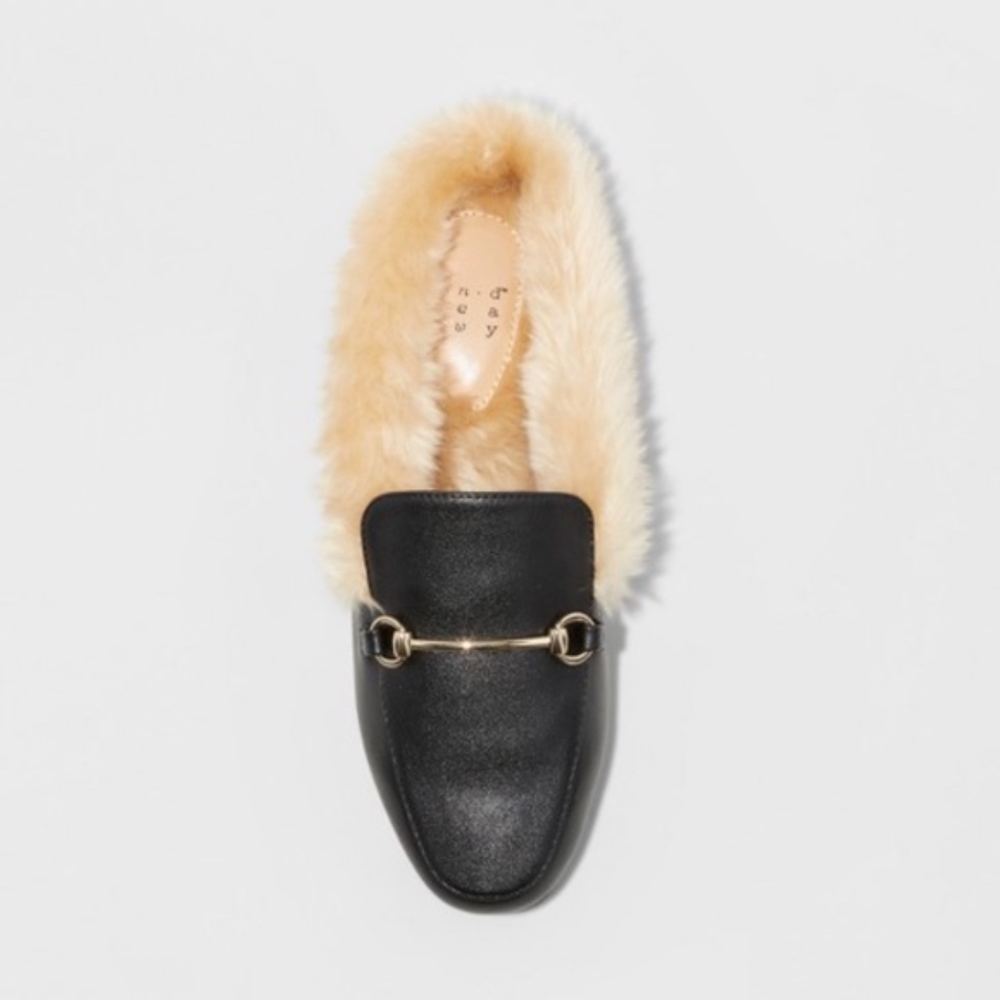 A New Day Rebe Backless Loafer Mules New Black - Picture 3 of 8